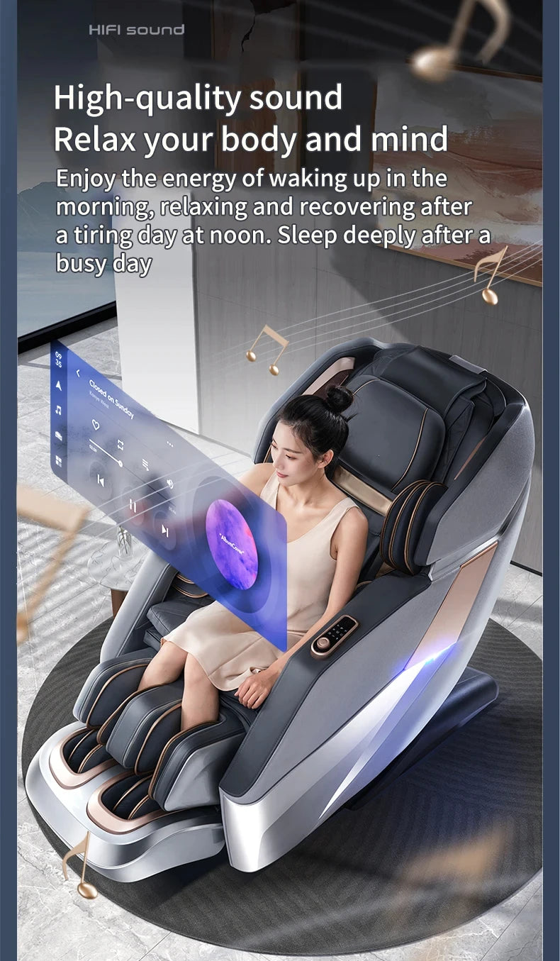 4D Waist Heating Luxury Massage Chair