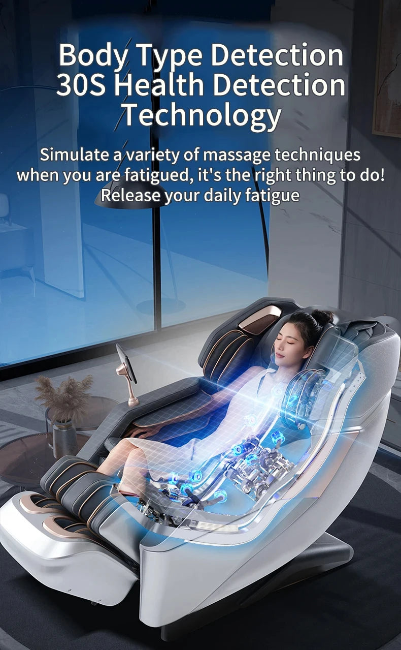 4D Waist Heating Luxury Massage Chair
