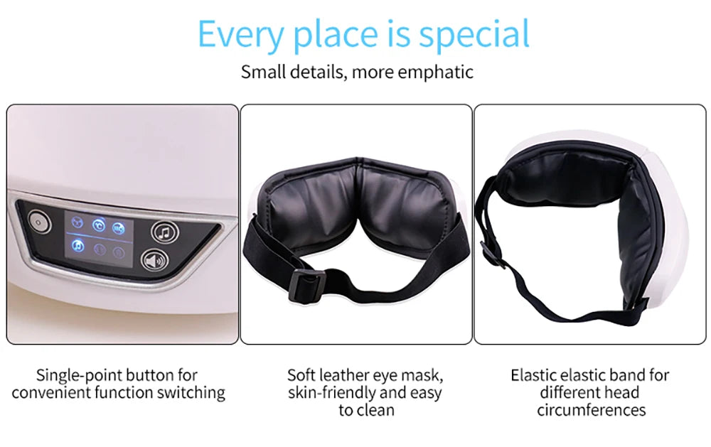 6D Smart Vibration Eye Massager