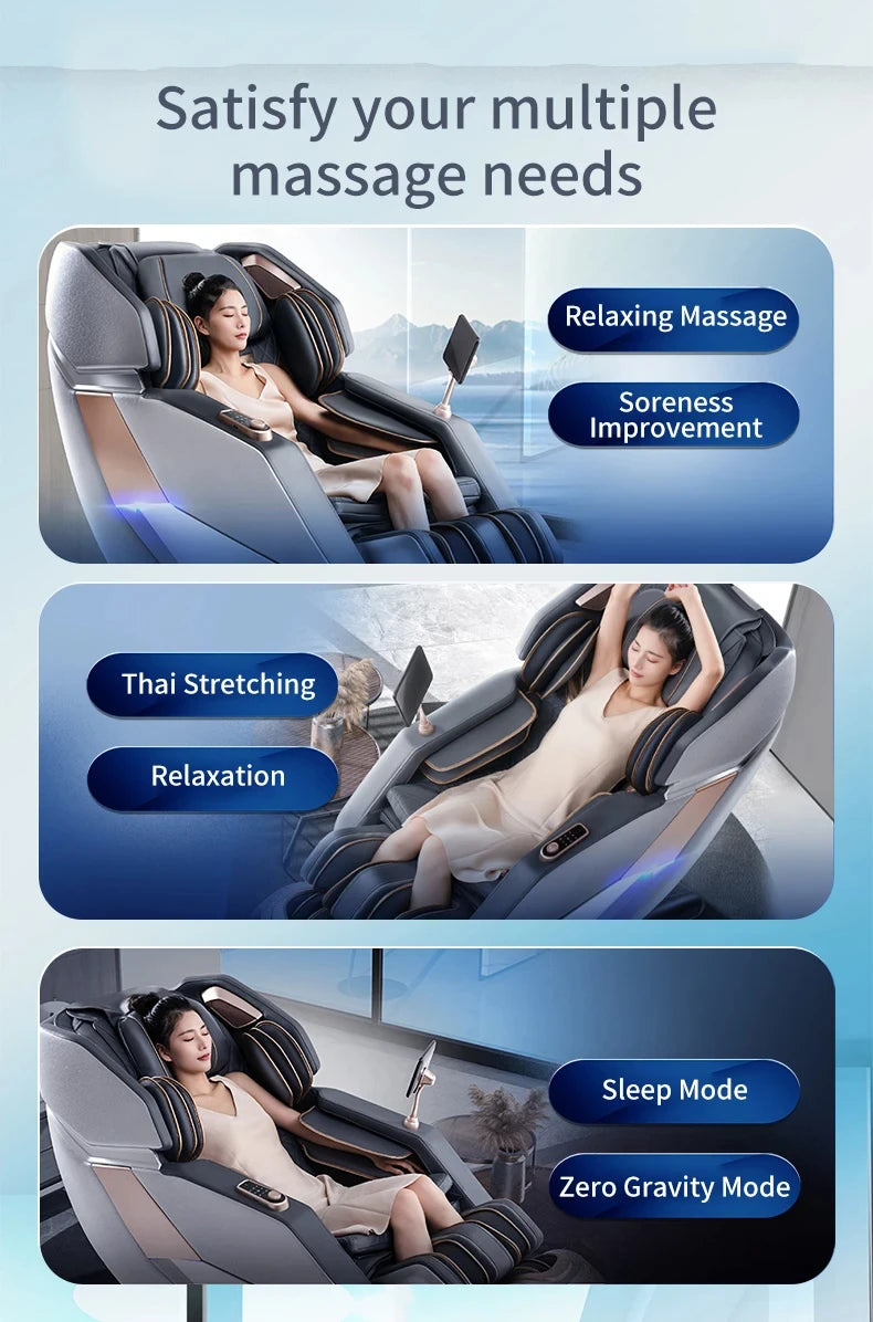 4D Waist Heating Luxury Massage Chair