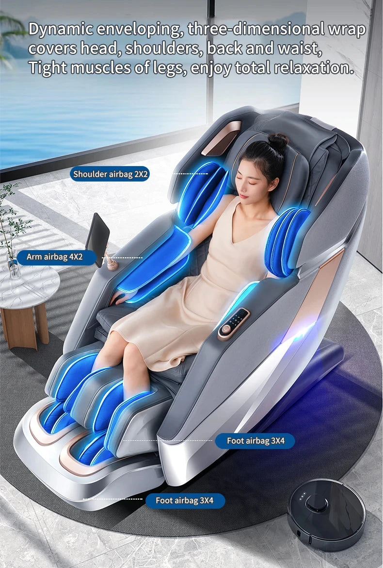 4D Waist Heating Luxury Massage Chair