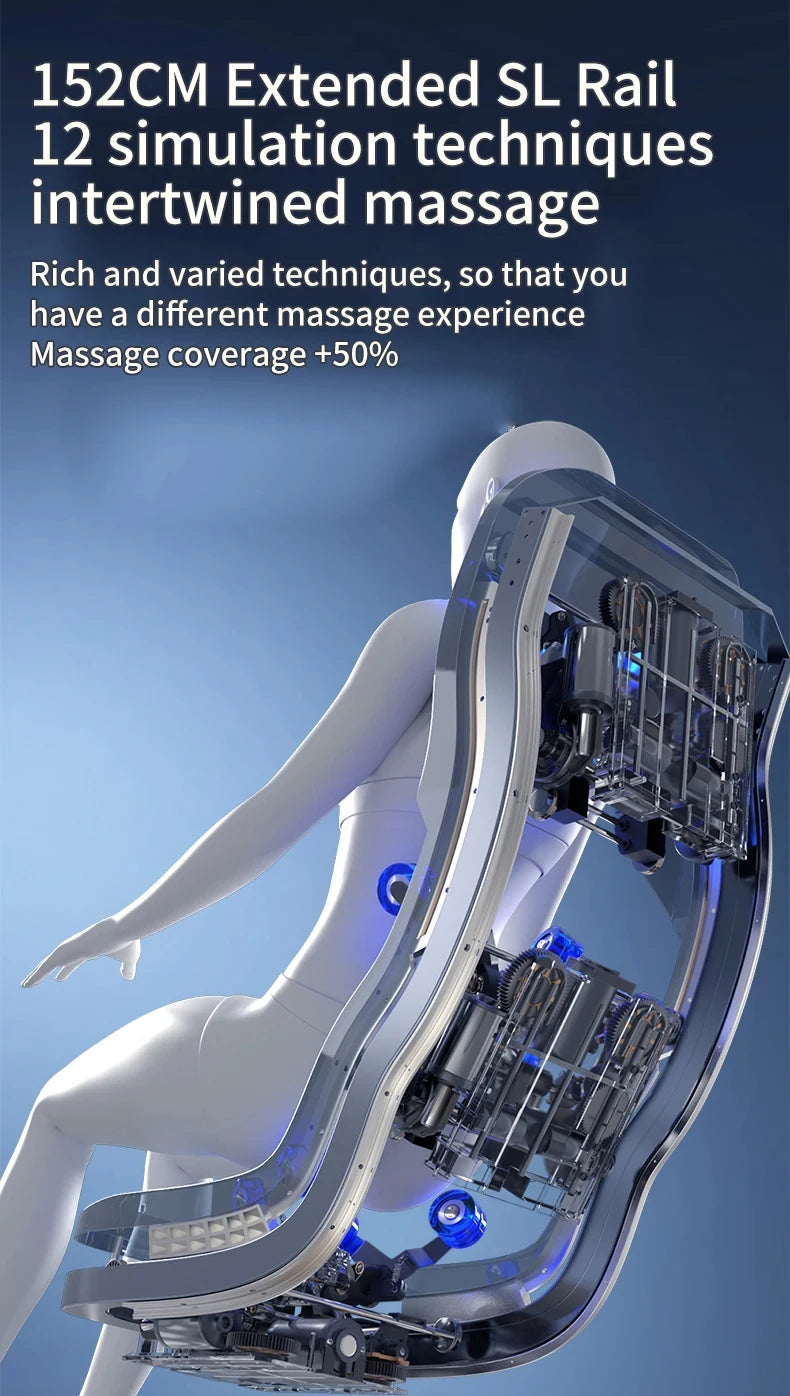 4D Waist Heating Luxury Massage Chair