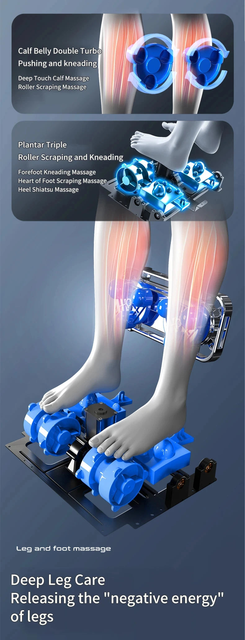 4D Waist Heating Luxury Massage Chair