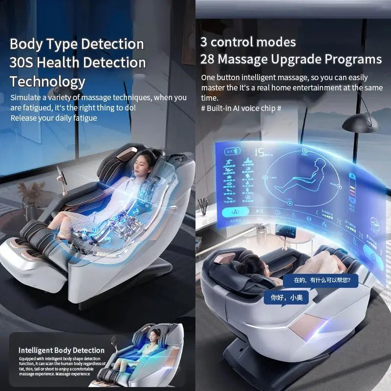 4D Waist Heating Luxury Massage Chair