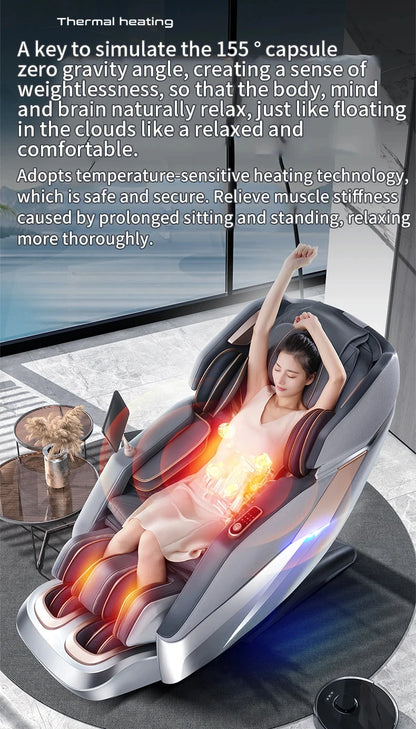4D Waist Heating Luxury Massage Chair